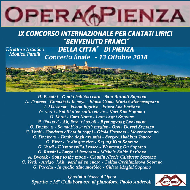 Concorso Lirico Opera Pienza 2018