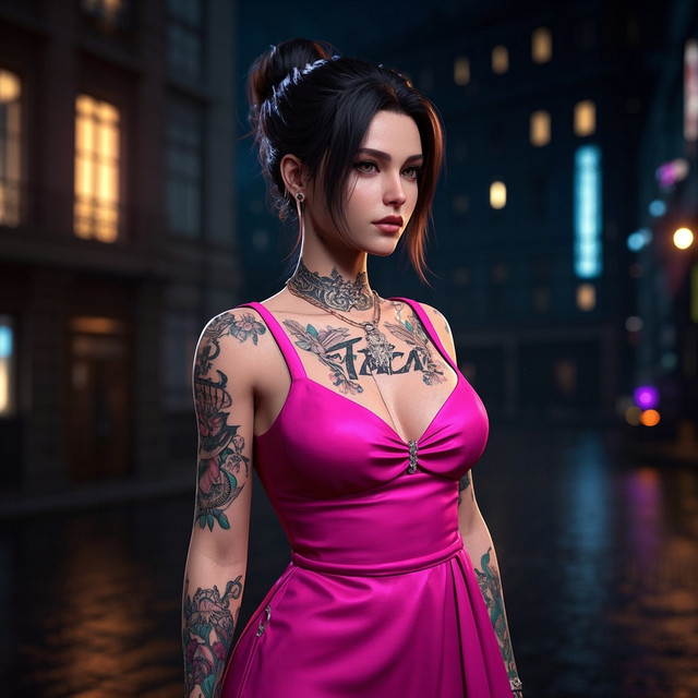 VESTIDO ROSA