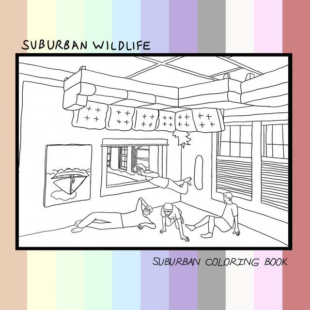 Suburban Coloring Book cover art