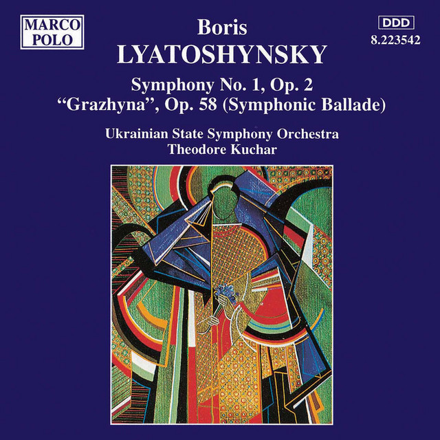 Обкладинка Boris Mikolayovich Lyatoshinsky — Lyatoshynsky: Symphony No. 1 / 'Grazhyna', Op. 58