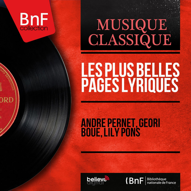 Les plus belles pages lyriques (Mono Version) cover art