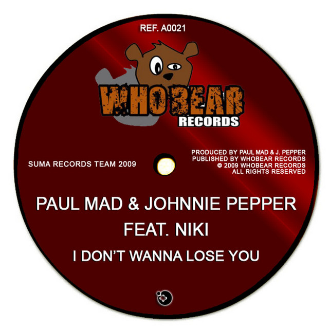 I Don't Wanna Lose You cover art