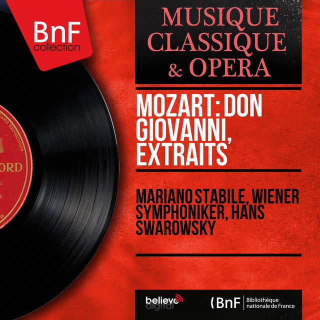 Mozart: Don Giovanni, extraits (Mono Version) cover art