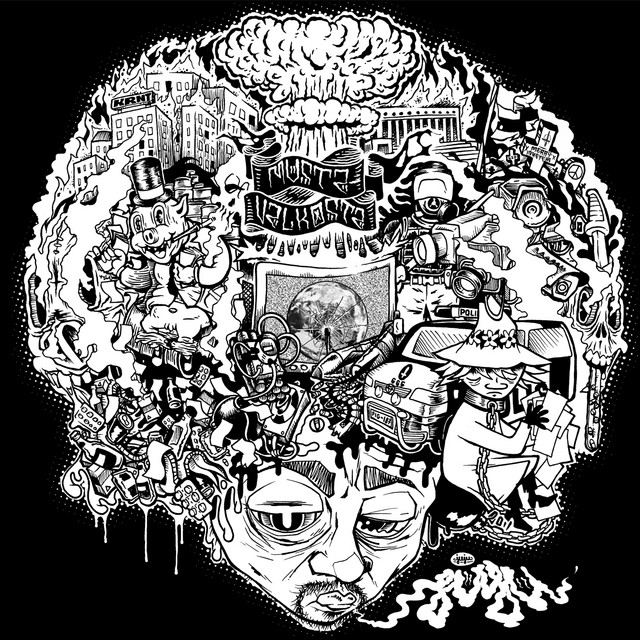 Mustavalkosta cover art