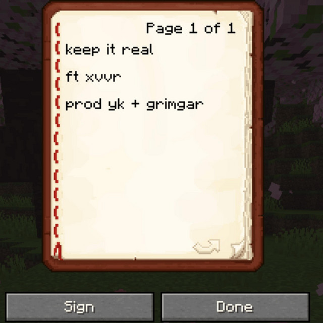 Keep it real