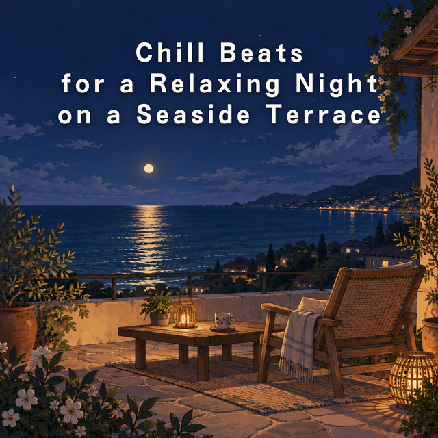 Chill Beats for a Relaxing Night on a Seaside Terrace album image