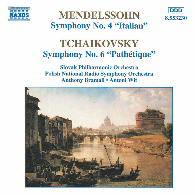 MENDELSSOHN: Symphony No. 4 / TCHAIKOVSKY: Symphony No. 6, 'Pathétique' cover art