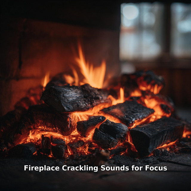 Fireplace Crackling Sounds for Focus cover art