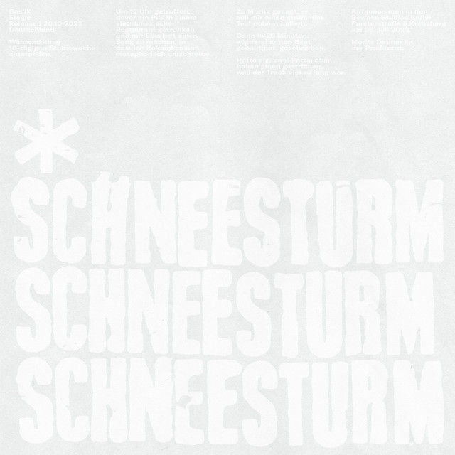 schneesturm cover art