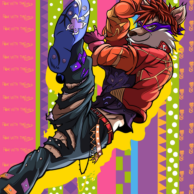 Album cover for Bloody Stream but it's lofi (JoJo's Bizarre Adventure) by FoxWithThatMask