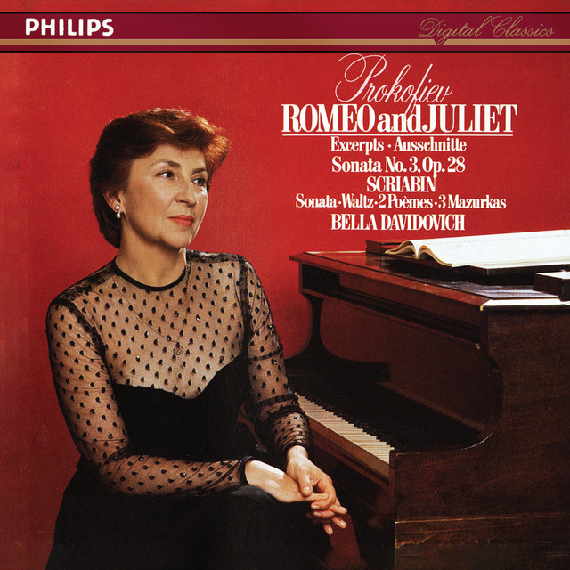 Prokofiev & Scriabin: Piano Works (Bella Davidovich — Complete Philips Recordings, Vol. 8) cover art