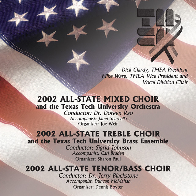 2004 Texas Music Educators Association (TMEA): All-State Mixed Choir, All-State Trebel Choir & All-State Tenor/Bass Choir
