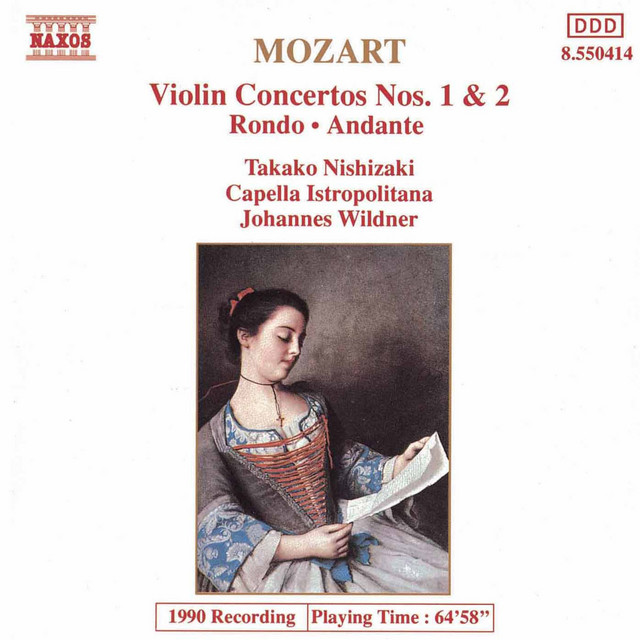Violin Concerto No. 1 in B-Flat Major, K. 207: II. Adagio cover art