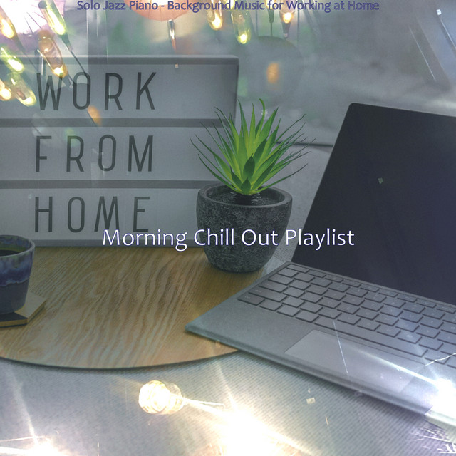 Solo Jazz Piano - Background Music for Working at Home cover art
