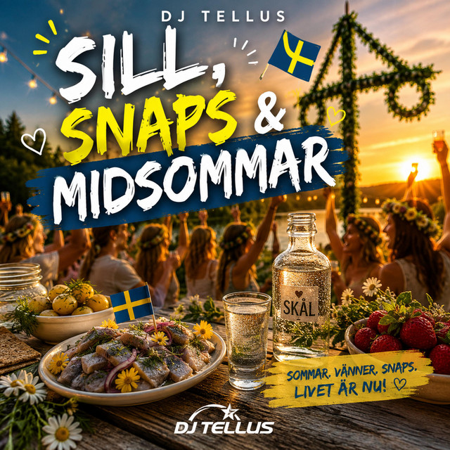 Omslag till Sill, Snaps & Midsommar