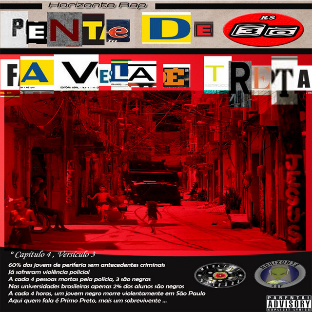 Pente de 30 "Favela é Treta" cover art