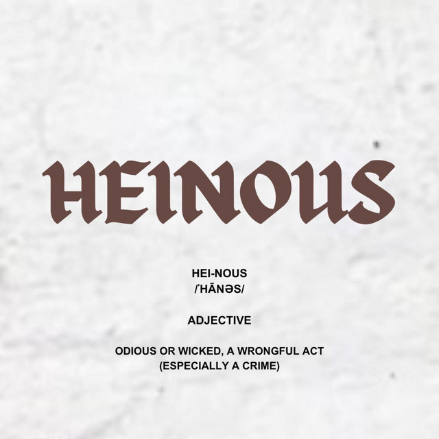 Heinous cover art