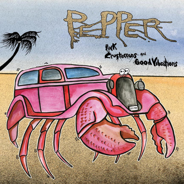 Pink Crustaceans and Good Vibrations cover art