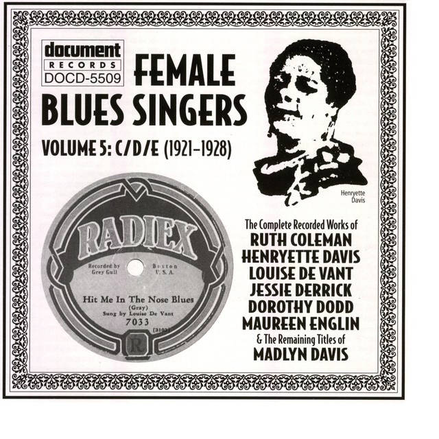 Female Blues Singers Vol. 5 C/D/E (1921-1928) - Compilation by