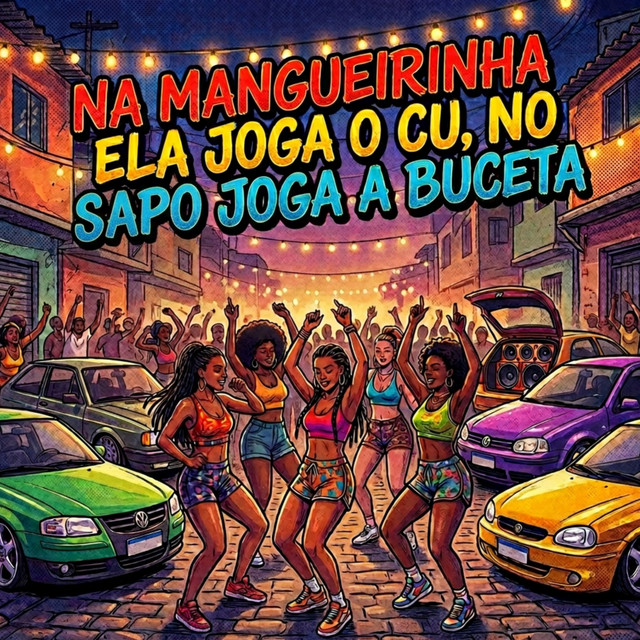 Na Mangueirinha Ela Joga o Cu, no Sapo Joga a Buceta