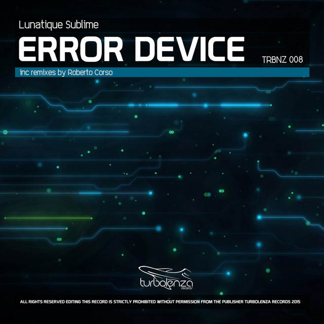 Обкладинка Lunatique Sublime — Error Device