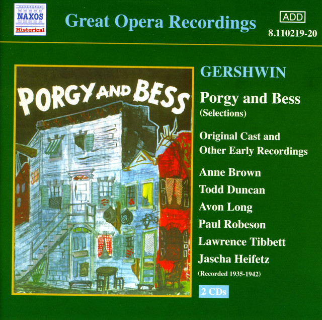 Gershwin: Porgy and Bess (Original Cast Recordings) (1935-1942) cover