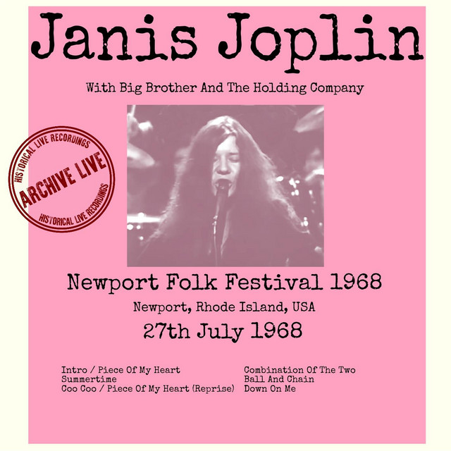 Live At The Newport Folk Festival 1968 cover art