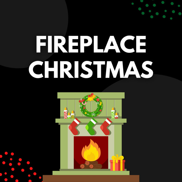 Fireplace Christmas cover art