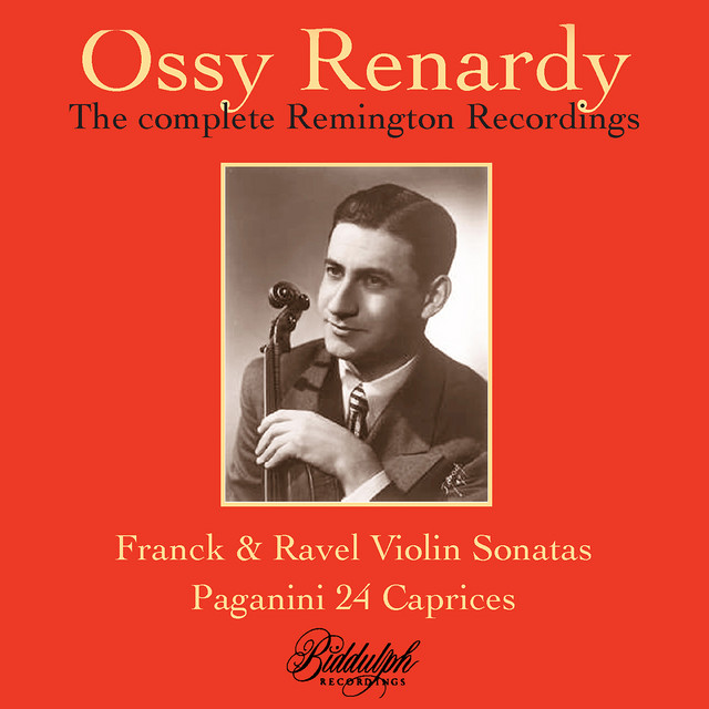 Ossy Renardy: The Complete Remington Recordings cover art