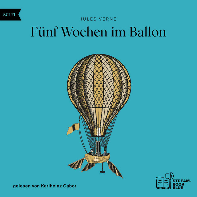 Fünf Wochen im Ballon cover art