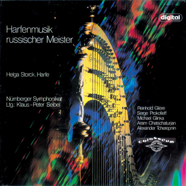 Harfenmusik russischer Meister (Russian Harp Music) cover art