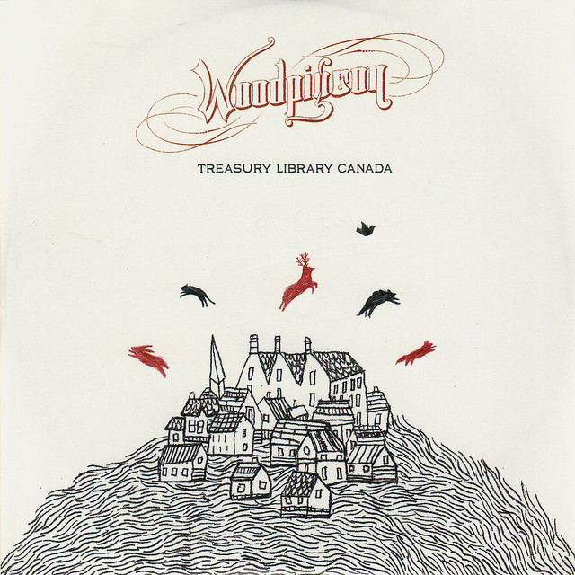 Omslag för Treasury Library Canada av Woodpigeon