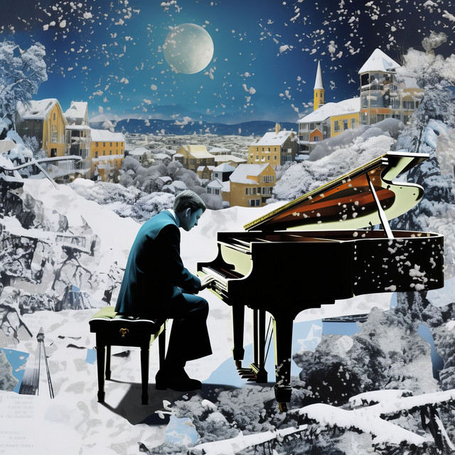 Blizzard Melodies: Jazz Piano Caress cover art