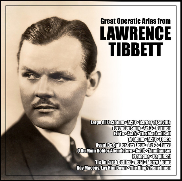 Great Operatic Arias From Lawrence Tibbett cover
