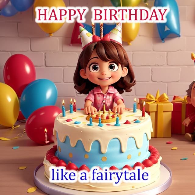 Обкладинка Olena Andriichuk — Happy birthday like a fairytale