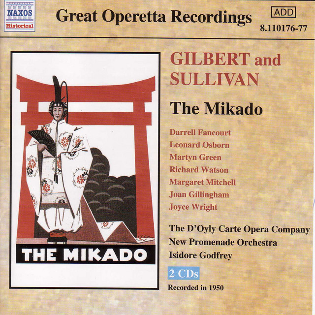 Sullivan: Mikado (The) (D'Oyly Carte) (1950) cover
