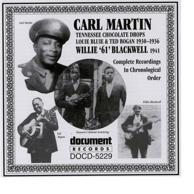 Carl Martin / Willie '61' Blackwell 1930-1941 cover