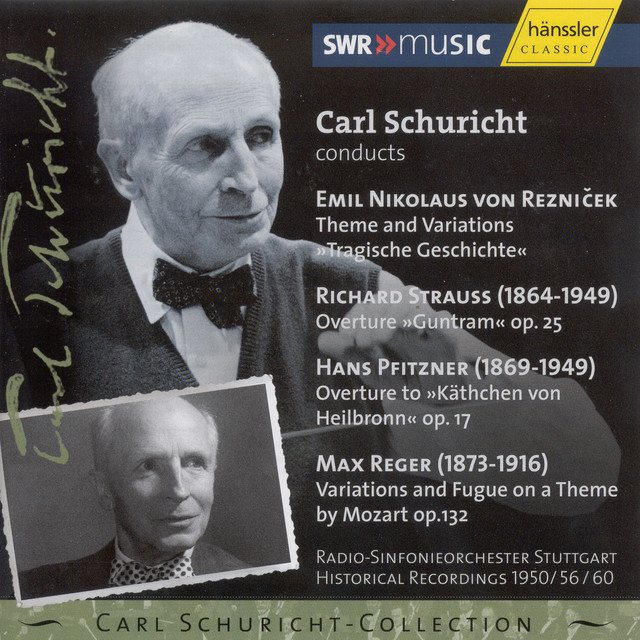 Reger: Variations and Fugue On A Theme by Mozart (1950 / 1956 / 1966) cover art