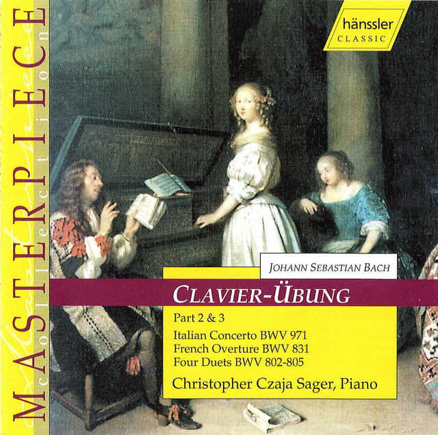 Bach, J.S.: Italian Concerto in F Major, Bwv 971 / French Overture, Bwv 831 / 4 Duets, Bwv 802-805 cover