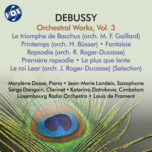 Première rapsodie, L. 116 (Version for Clarinet & Orchestra) cover art