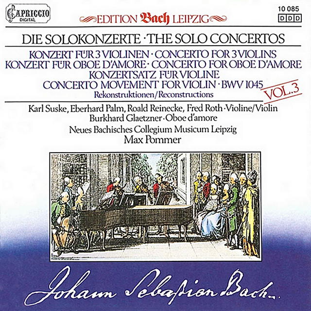 Bach: The Solo Concertos, Vol. 3 cover
