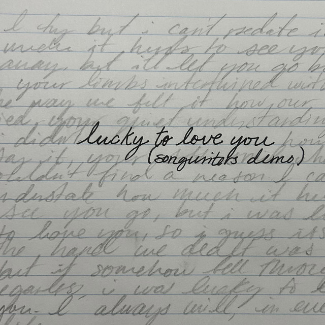 lucky to love u (songwriters demo) cover