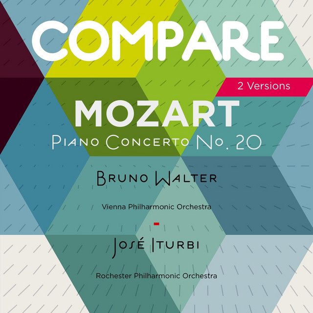 Mozart: Piano Concerto No. 20, K. 466, Bruno Walter vs. José Iturbi (Compare 2 Versions) cover art