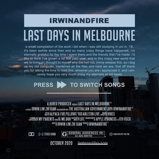 Last Days in Melbourne cover art