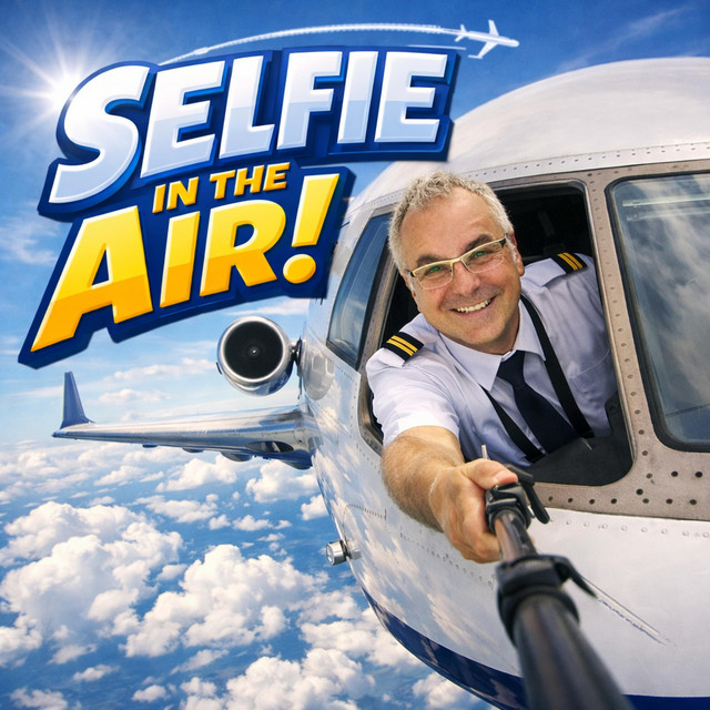 Selfie Above The Clouds