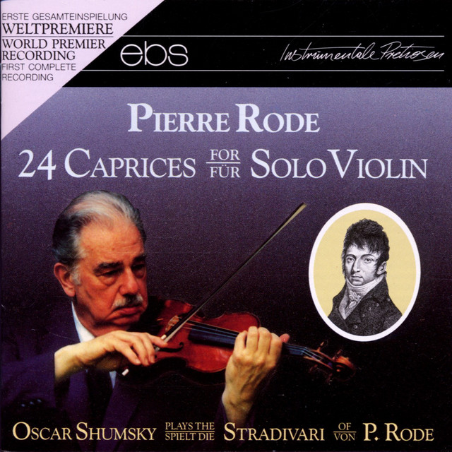 Rode: 24 Caprices for Solo Violin, Op. 22 cover art