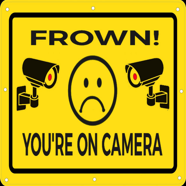 frown! you're on camera cover art