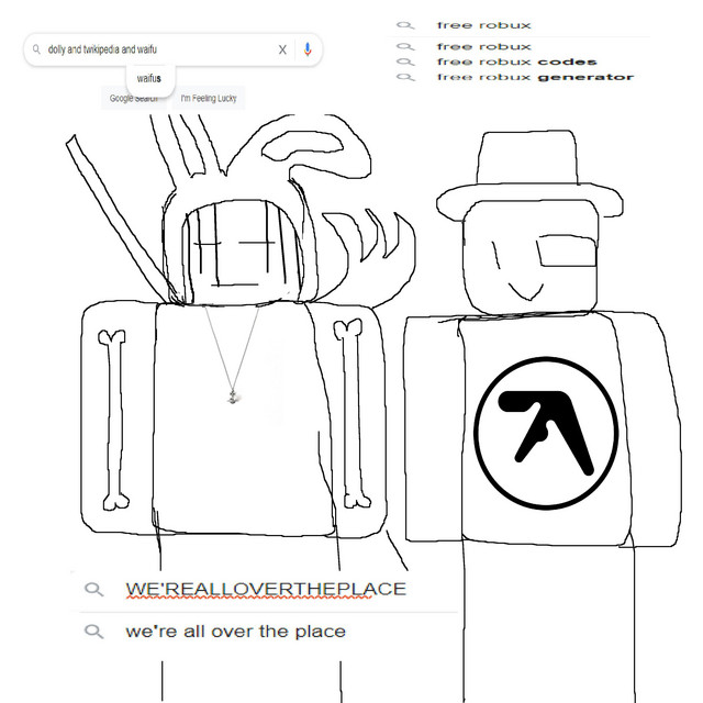 we're all over the place cover art
