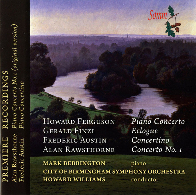 Ferguson, Finzi, Austin, Rawsthorne: Works for Piano and Orchestra cover art