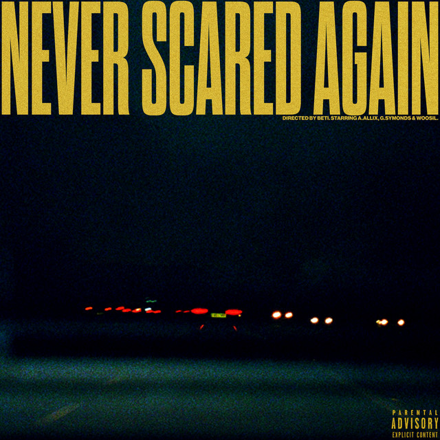 NEVER SCARED AGAIN cover art